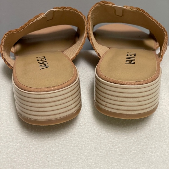 Vaneli Maje Woven Slip On Sandals, Womens, 8N, Leather, New - Picture 8 of 10
